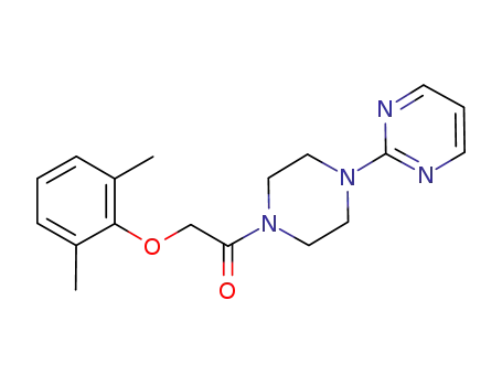 1-[(2,6-dimethylphenoxy)-acetyl]-4-(2-pyrimidyl)-piperazine