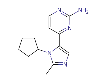 4-(3-cyclopentyl-2-methyl-imidazol-4-yl)pyrimidin-2-amine