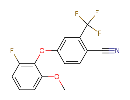 Benzonitrile, 4-(2-fluoro-6-methoxyphenoxy)-2-(trifluoromethyl)-