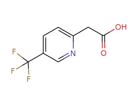 Molecular Structure of 785762-99-4 ((5-Trifluoromethyl-pyridin-2-yl)-acetic acid)