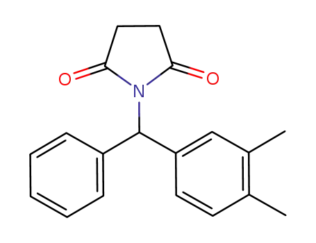 1-((3,4-dimethylphenyl)(phenyl)methyl)pyrrolidine-2,5-dione