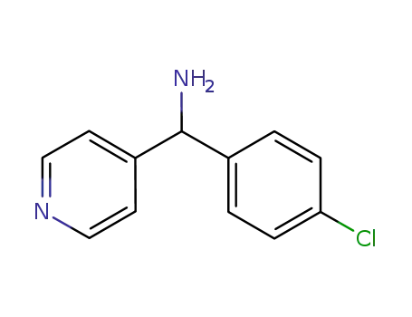Molecular Structure of 883548-16-1 (C-(4-CHLORO-PHENYL)-C-PYRIDIN-4-YL-METHYLAMINE DIHYDROCHLORIDE)
