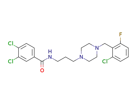 3,4-dichloro-N-{3-[4-(2-chloro-6-fluorobenzyl)-piperazin-1-yl]-propyl}-benzamide