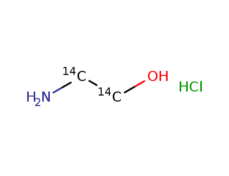 Ethanol-14C2,2-amino-, hydrochloride (9CI)