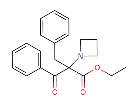 2-azetidin-1-yl-2-benzyl-3-oxo-3-phenylpropionic acid ethyl ester