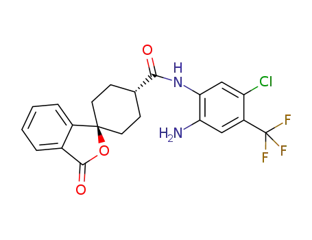 C<sub>21</sub>H<sub>18</sub>ClF<sub>3</sub>N<sub>2</sub>O<sub>3</sub>