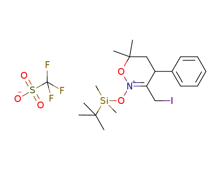CF<sub>3</sub>O<sub>3</sub>S<sup>(1-)</sup>*C<sub>19</sub>H<sub>31</sub>INO<sub>2</sub>Si<sup>(1+)</sup>