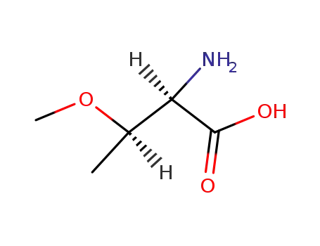 Molecular Structure of 104195-79-1 ((2R,3R)-2-Amino-3-methyloxybutanoic acid)