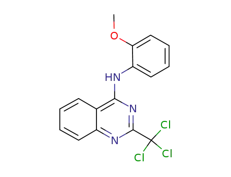 N-(2-methoxyphenyl)-2-(trichloromethyl)quinazolin-4-amine