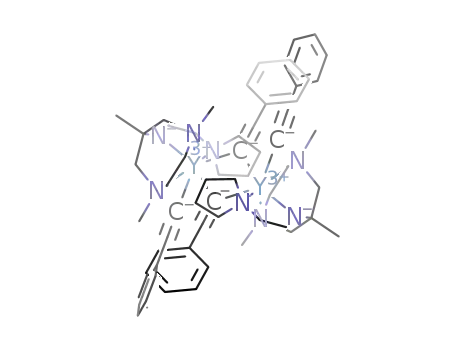 [(1,4,6-trimethyl-N-(2-(pyrrolidin-1-yl)ethyl)-1,4-diazepane-6-amine(-H))Y(phenylacetylenide)(μ-phenylacetylenide)]2