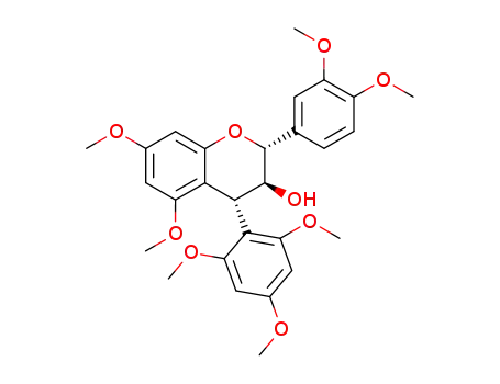 (2R,3S,4R)-4-(1,3,5-tri-O-methylphloroglucinol)-5,7,3',4'-tetra-O-methylflavan-3-ol