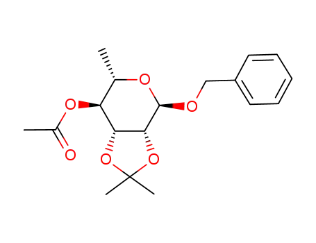 benzyl 4-O-acetyl-2,3-O-isopropylidine-α-L-rhamnopyranoside