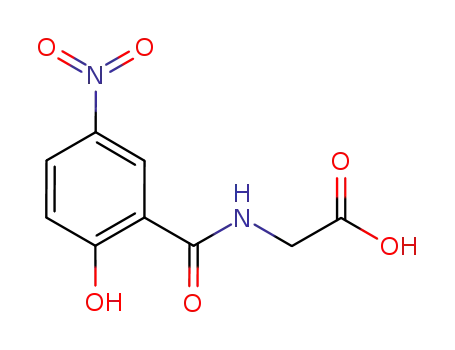 N-(2-hydroxy-5-nitrobenzoyl)glycine