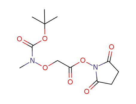 (t-butoxycarbonyl-N'-methylaminooxyacetyl)-N-hydroxysuccinimide ester