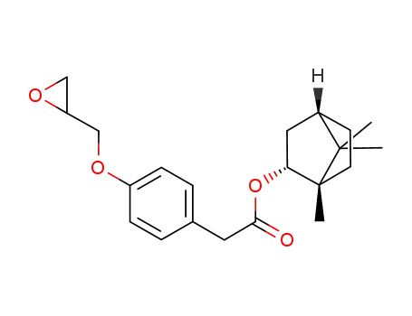 Benzeneacetic acid, 4-(oxiranylmethoxy)-,
1,7,7-trimethylbicyclo[2.2.1]hept-2-yl ester