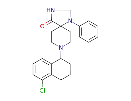 8-(5-chloro-1,2,3,4-tetrahydro-naphthalen-1-yl)-1-phenyl-1,3,8-triaza-spiro[4.5]decan-4-one