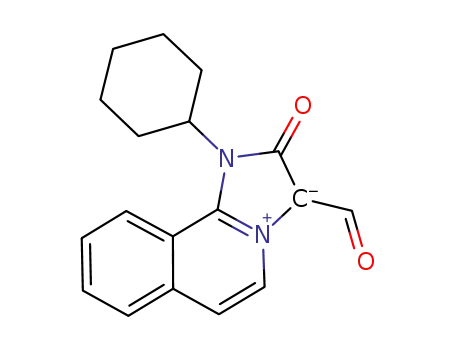 1-cyclohexyl-3-formyl-2-oxo-2,3-dihydro-1H-imidazo[2,1-a]isoquinolin-4-ium-3-ide