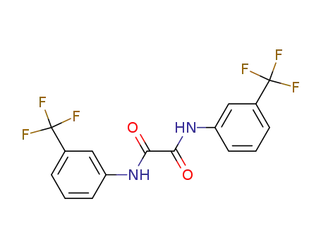 Molecular Structure of 17738-89-5 (Ethanediamide, N,N'-bis[3-(trifluoromethyl)phenyl]-)