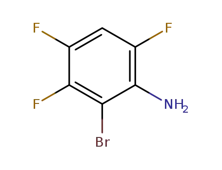 Molecular Structure of 1481-21-6 (2,4,5-TRIFLUORO-6-BROMOANILINE)