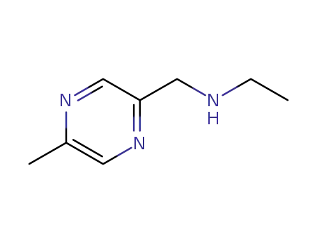 Molecular Structure of 952195-08-3 (2-Pyrazinemethanamine,  N-ethyl-5-methyl-)
