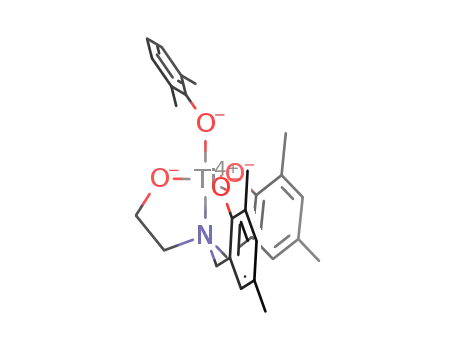 Ti(O-2,6-Me<sub>2</sub>C<sub>6</sub>H<sub>3</sub>)((O-2,4-Me<sub>2</sub>C<sub>6</sub>H<sub>2</sub>-6-CH<sub>2</sub>)2(OCH<sub>2</sub>CH<sub>2</sub>)N)