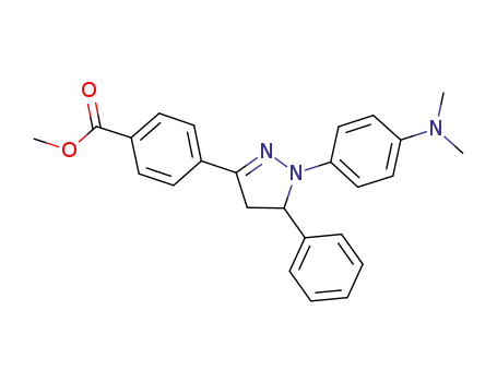 methyl 4-(1-(4-(dimethylamino)phenyl)-5-phenyl-4,5-dihydro-1H-pyrazol-3-yl)benzoate