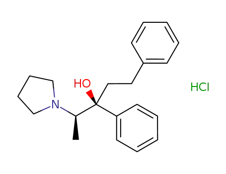 (1S,2R)-(+)-1-phenyl-1-phenylethyl-2-(1-pyrrolidinyl)-1-propanol hydrochloride
