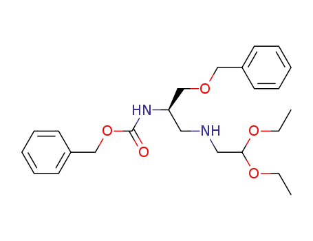 {(R)-2-Benzyloxy-1-[(2,2-diethoxy-ethylamino)-methyl]-ethyl}-carbamic acid benzyl ester