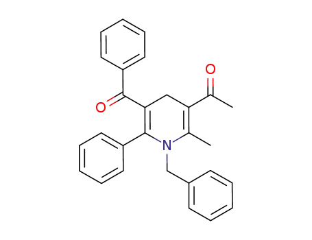 5-acetyl-3-benzoyl-1-benzyl-1,4-dihydro-6-methyl-2-phenylpyridine