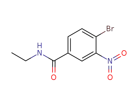 Molecular Structure of 1096291-52-9 (4-Bromo-N-ethyl-3-nitrobenzamide)