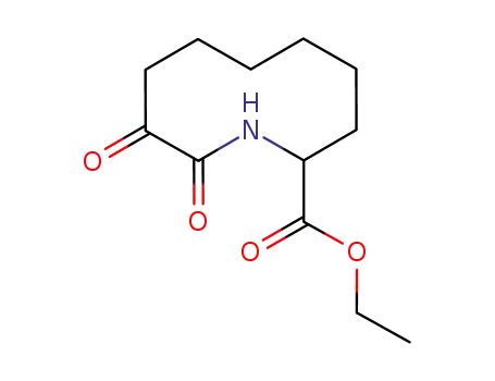ethyl 2,3-dioxo-1-azacyclodecane-10-carboxylate