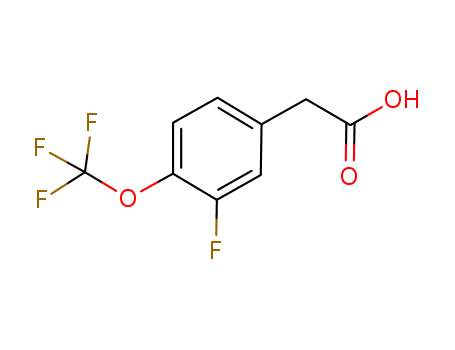2-(3-Fluoro-4-(trifluoromethoxy)phenyl)acetic acid 886761-70-2