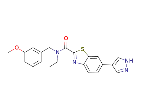 N-ethyl-N-(3-methoxybenzyl)-6-(1H-pyrazol-4-yl)benzo[d]thiazole-2-carboxamide