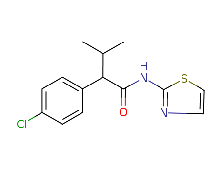 4-Chloro-α-(1-methylethyl)-N-2-thiazolyl-benzeneacetamide