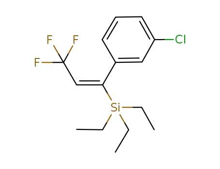 (E)-1-(3-chlorophenyl)-1-triethylsilyl-3,3,3-trifluoropropene