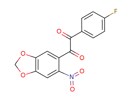 1-(4-fluorophenyl)-2-(6-nitro-1,3-benzodioxol-5-yl)-1,2-ethanedione