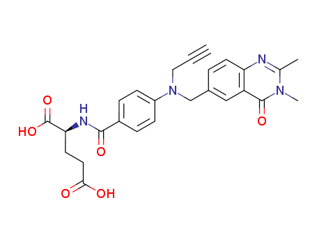 2-DESAMINO-2,3-DIMETHYL-N(10)-PROPARGYL-5,8-DIDEAZAFOLIC ACID