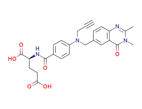 2-데스아미노-2,3-디메틸-N(10)-프로파르길-5,8-디데아자폴산