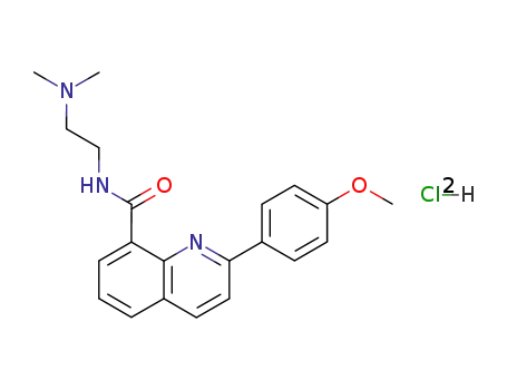 2-(4-Methoxy-phenyl)-quinoline-8-carboxylic acid (2-dimethylamino-ethyl)-amide; hydrochloride