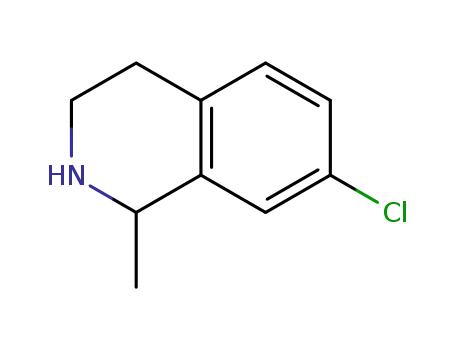 Molecular Structure of 249624-74-6 (7-chloro-1-methyl-1,2,3,4-tetrahydro-isoquinoline)