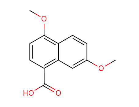 Molecular Structure of 90381-45-6 (4 7-DIMETHOXY-1-NAPHTHOIC ACID  97)