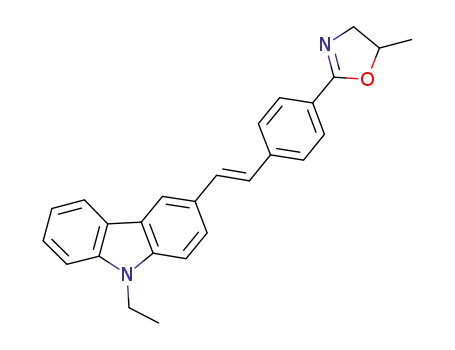 trans-1-[(9-n-ethyl)-3-carbazole]-2-[4-(5-methyl-2-oxazoline)phenyl]-ethylene