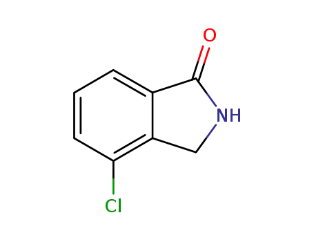 Molecular Structure of 871723-37-4 (4-CHLORO-2,3-DIHYDRO-ISOINDOL-1-ONE)