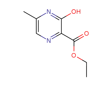Molecular Structure of 141872-22-2 (ETHYL 3-HYDROXY-5-METHYLPYRAZINE-2-CARBOXYLATE)