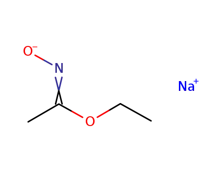 Molecular Structure of 120940-23-0 (sodium ethyl N-hydroxyacetimidate)