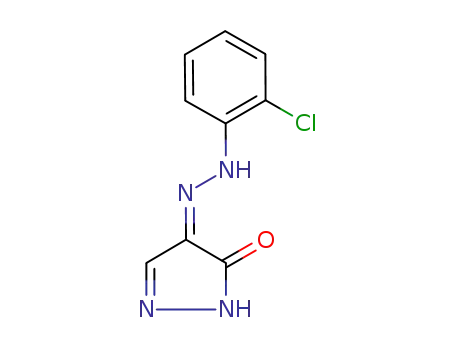 1H-PYRAZOLE-4,5-DIONE 4-[N-(2-CHLOROPHENYL)HYDRAZONE]