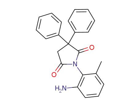 1-(2-amino-6-methylphenyl)-3,3-diphenylpyrrolidine-2,5-dione
