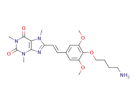 1,3,7-trimethyl-8-[3,5-dimethoxy-4-[(4-aminobutyl)oxy]-styryl]xanthine