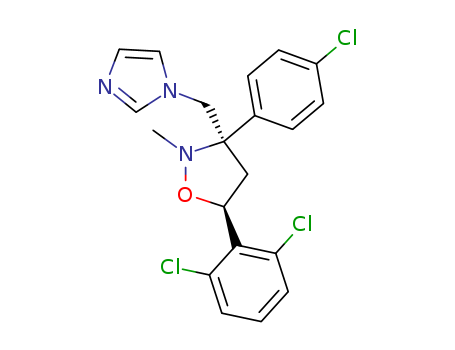 3-(4-CHLORO-PHENYL)-5-(2,6-DICHLORO-PHENYL)-3-IMIDAZOL-1-YLMETHYL-2-METHYL-ISOXAZOLIDINE