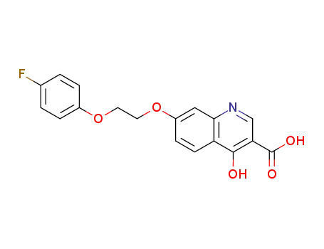 7-[2-(4-fluorophenoxy)ethoxy]-4-oxo-1,4-dihydroquinoline-3-carboxylic acid